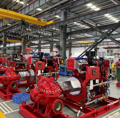 SCF200-150-480 Bomba de incêndio de caixa dividida movida por motor a diesel 8 × 6 