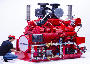 805 KW @ 1760 RPM Motor Diesel de incêndio Refrigerado a água