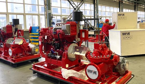 2000GPM 1480RPM Motor Diesel Pomba Centrífuga para Combate a Incêndios