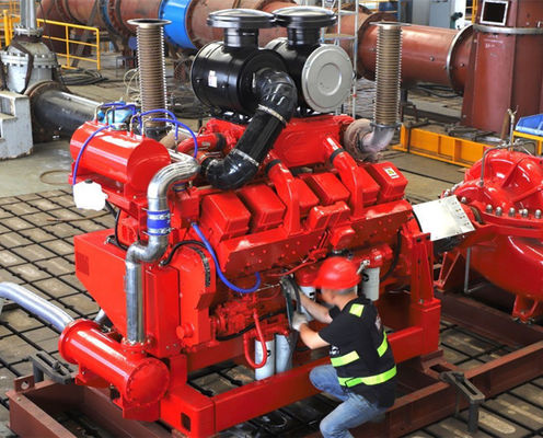 Motor de bomba de incêndio Diesel Refrigeramento por água Com 1900-3000 rpm Velocidade a 305 HP