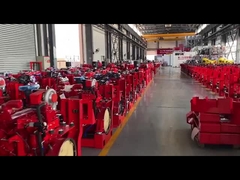 Centro dos testes do motor diesel