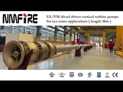 Bomba de incêndio de turbina vertical a diesel NMFIRE UL/FM para aplicações offshore