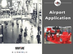 NMFIRE 6000gpm bombas de incêndio a diesel UL/FM para portos aéreos