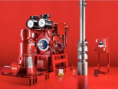 Motor centrífugo motor vertical turbina bomba de incêndio Ductil Caixa de ferro fundido